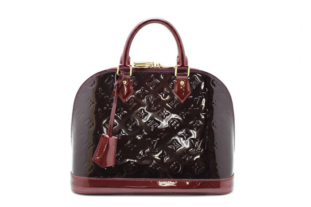 Louis Vuitton Monogram Vernis Alma Rouge Red Fauviste